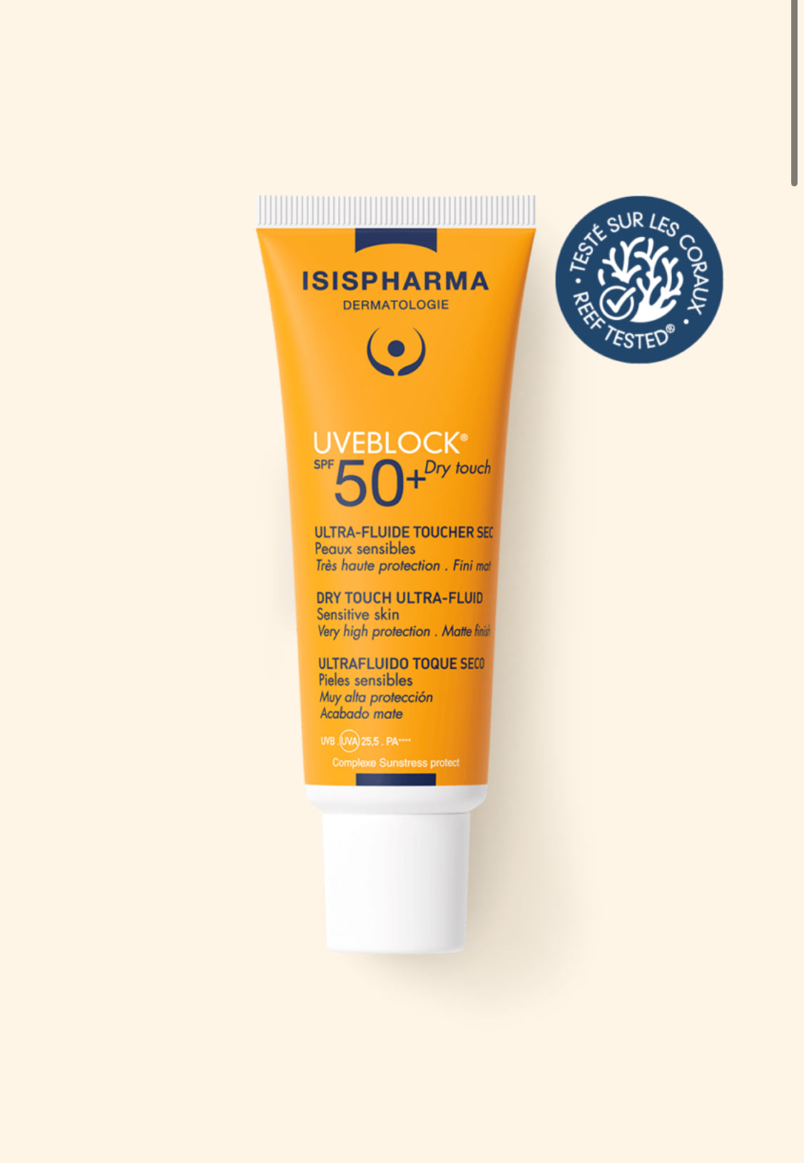 UVEBLOCK
SPF50+ Dry Touch