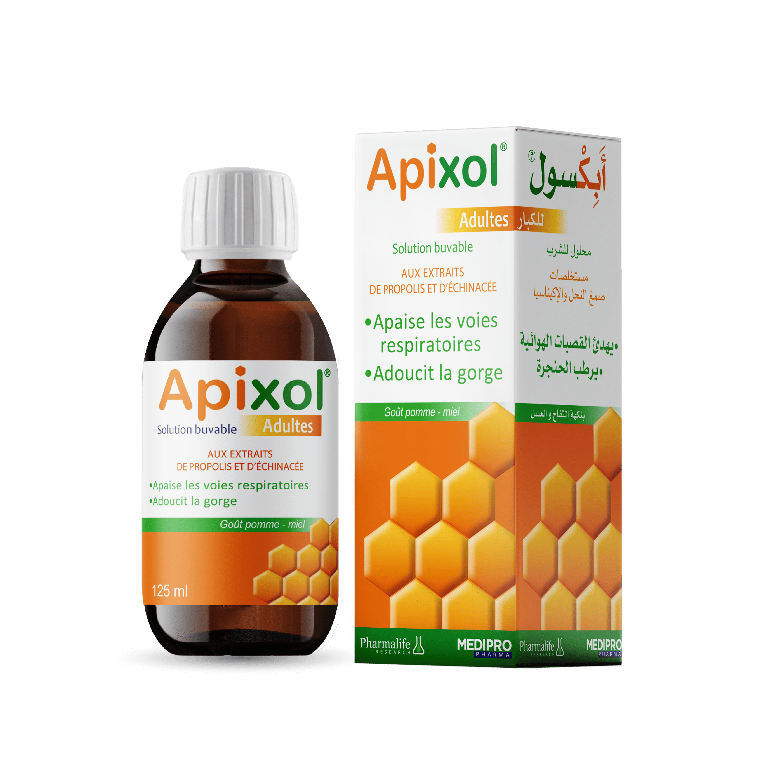APIXOL, Solution buvable adulte