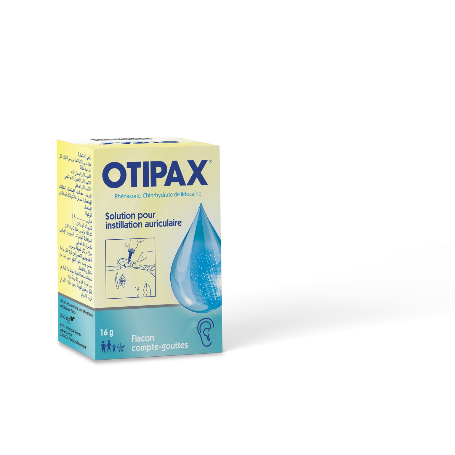 OTIPAX 4 %, Solution auriculaire
