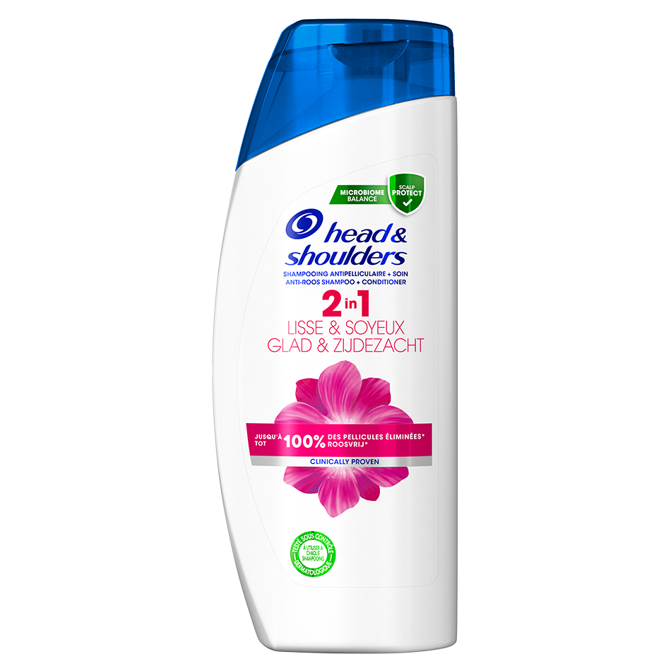HEAD & SHOULDERS Shampoing Antipelliculaire Lisse et Soyeux 400 ml
