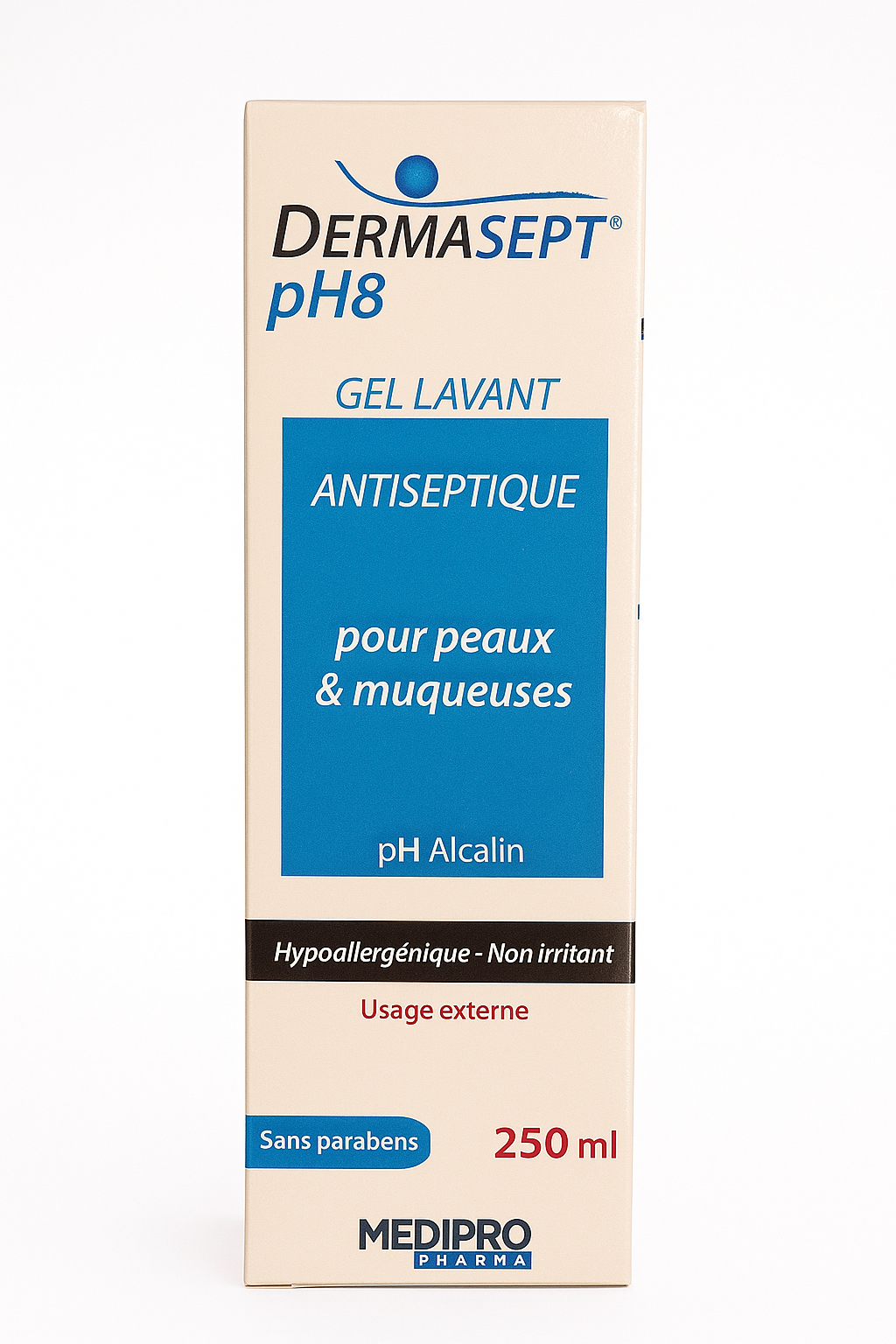 DERMASEPT Gel Lavant Antiseptiques pH8 Alcalin