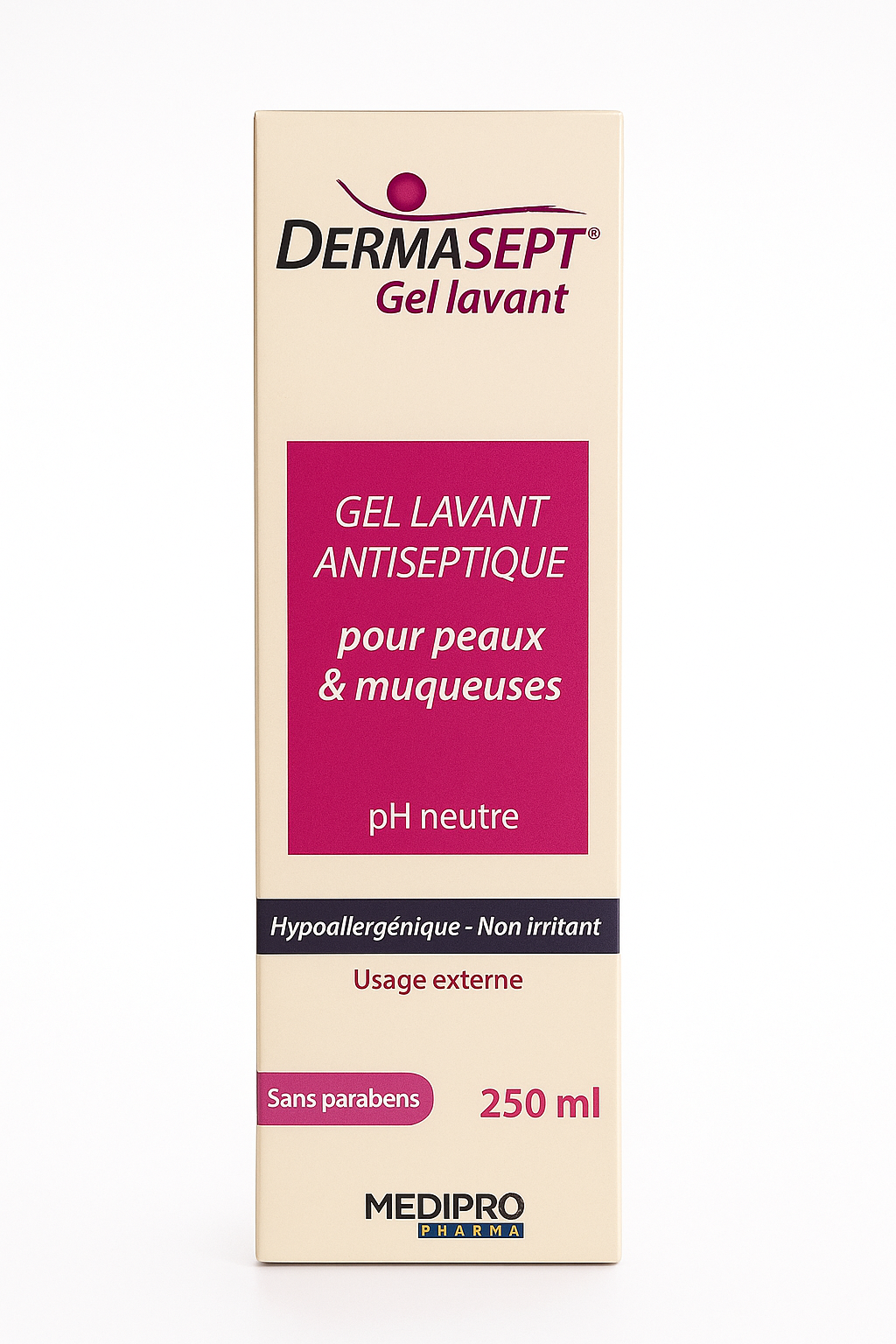 Dermasept Gel Lavant AntiSeptique pH Neutre