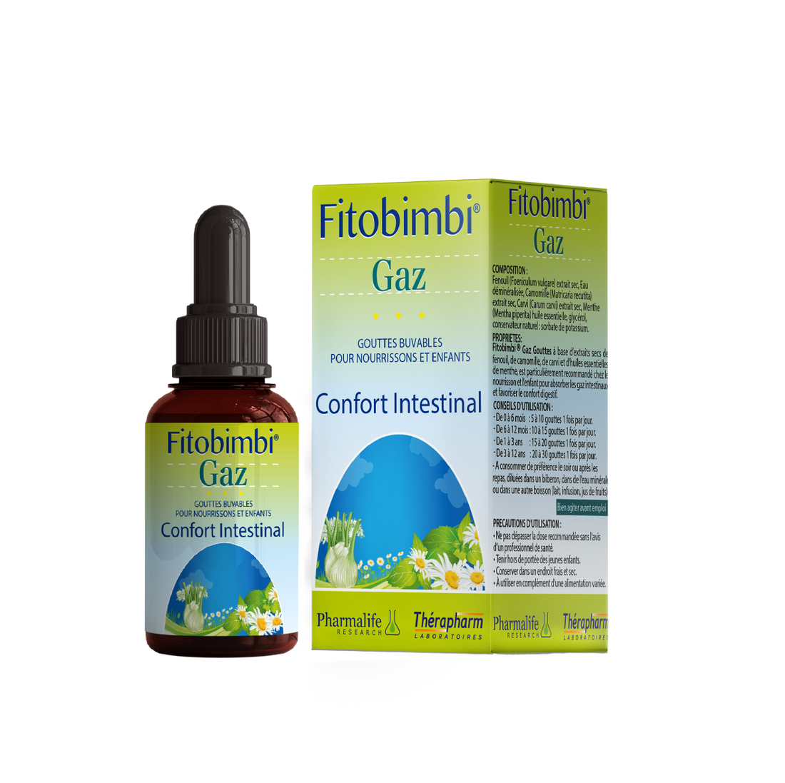 FITOBIMBI GAZ Gouttes Buvables