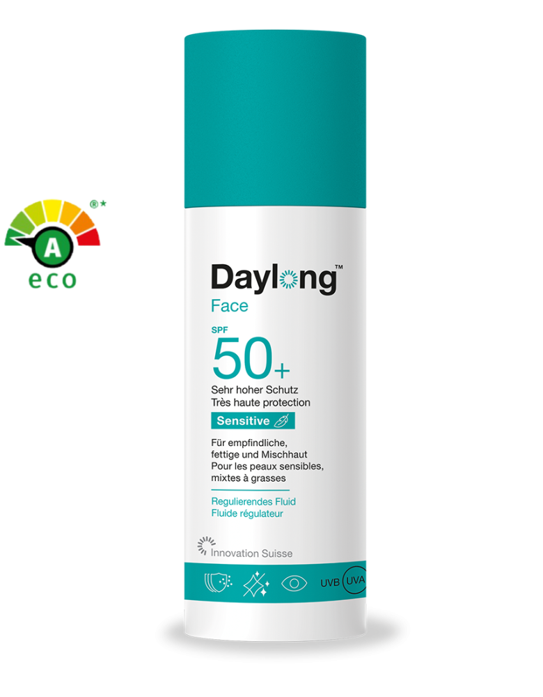 DAYLONG FACE SENSITIVE FLUIDE REGULATEUR SPF 50+
